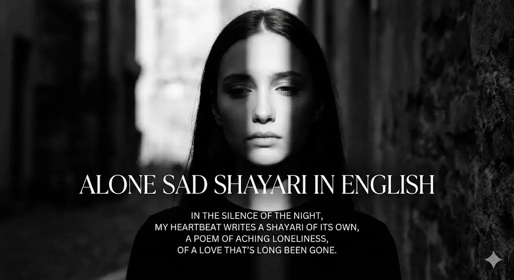 Alone Sad Shayari in English