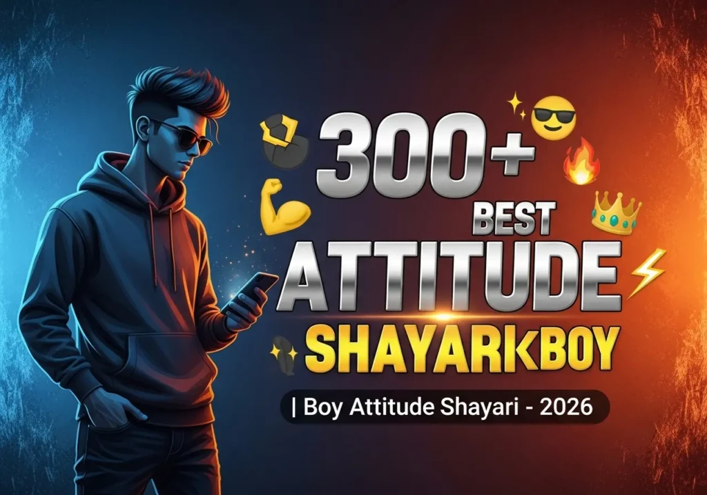 Attitude Shayari😎😎😎 Boy