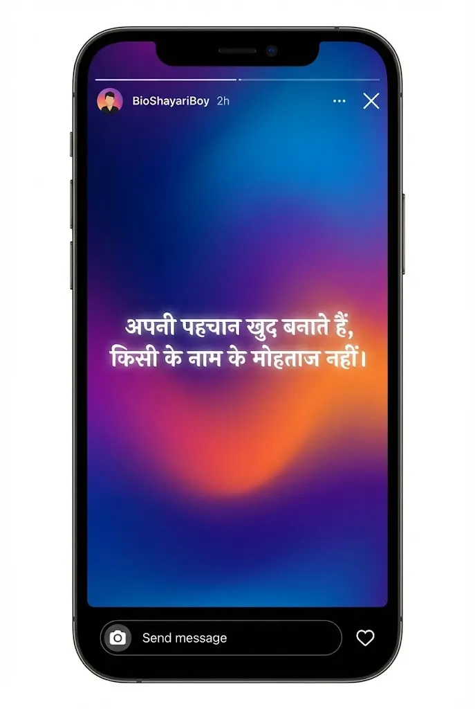 Instagram Bio Shayari Boy