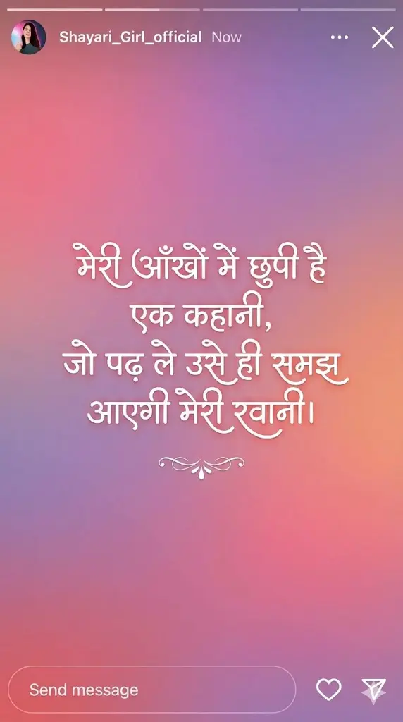 Instagram Bio Shayari Girl