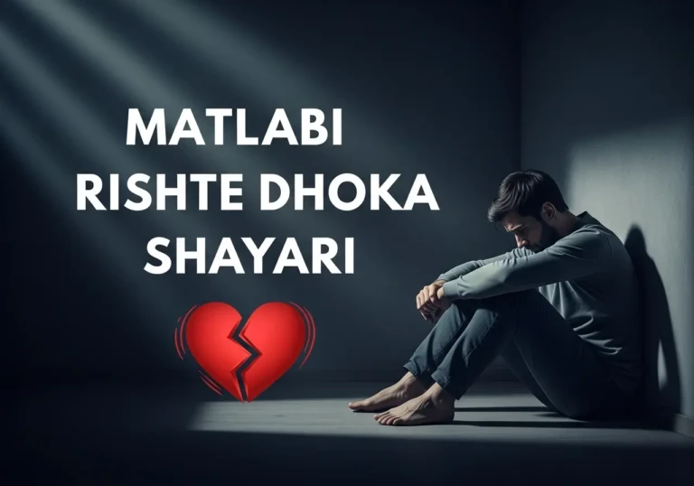 Matlabi Rishte Dhoka Shayari
