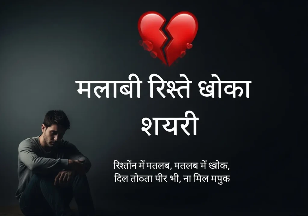 Matlabi Rishte Dhoka Shayari