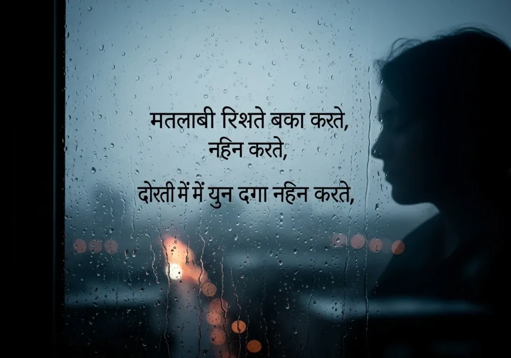 Matlabi Rishte Dhoka Shayari English