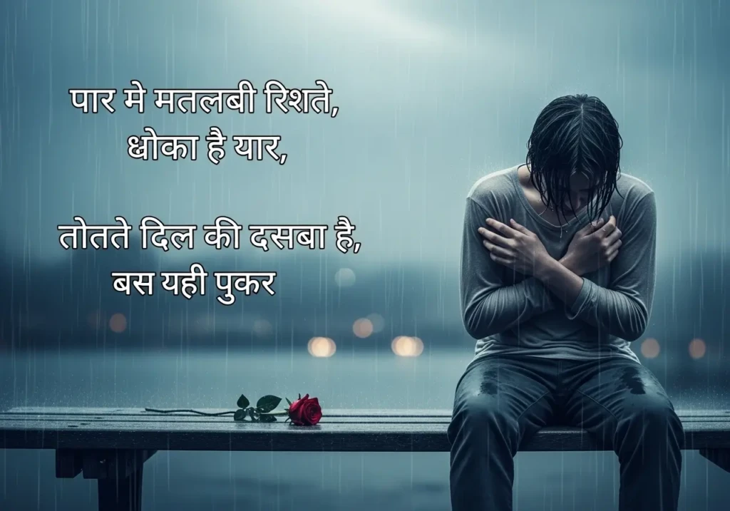 Pyar Me Matlabi Rishte Dhoka Shayari