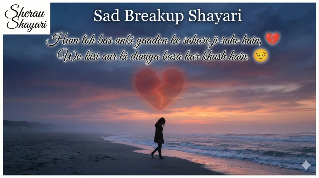 Sad Breakup Shayari hindi